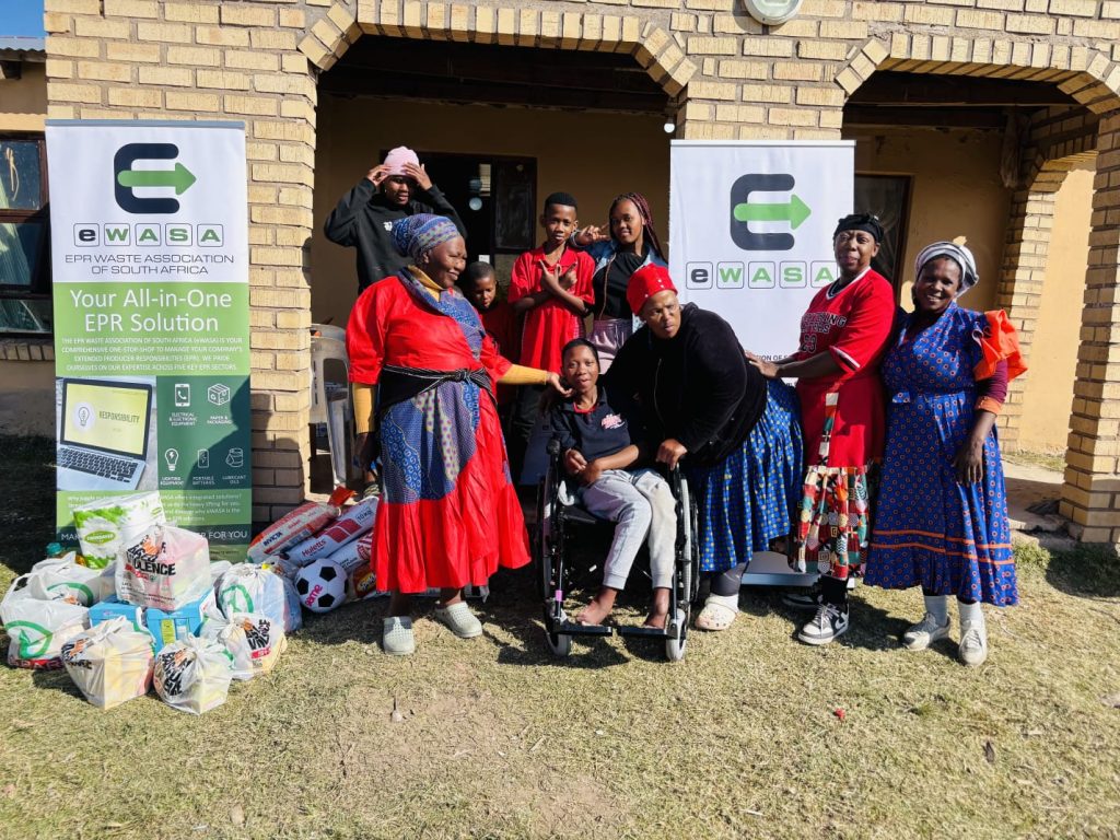 eWASA Wheelchair handover with Sweethearts Foundation